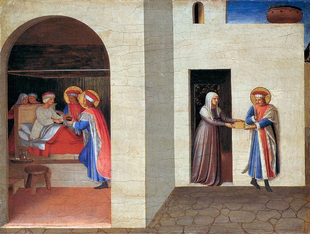 La guarigione di Palladia di San Cosma e San Damiano - Pala san Marco